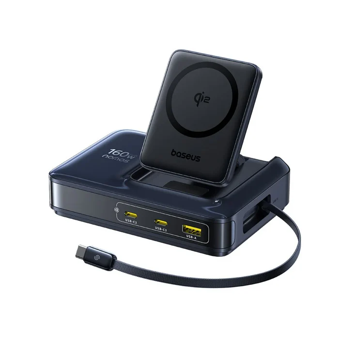 Baseus_Nomos_NH21_5_in_1_Desktop_Charging_Station_3C_U_160W_1_c3d18376-113b-4be0-98a7-257f4ce2df69_3000x_jpg Baseus Nomos NH21 5-in-1 Desktop Charging Station 3C+U 160W - Image 1