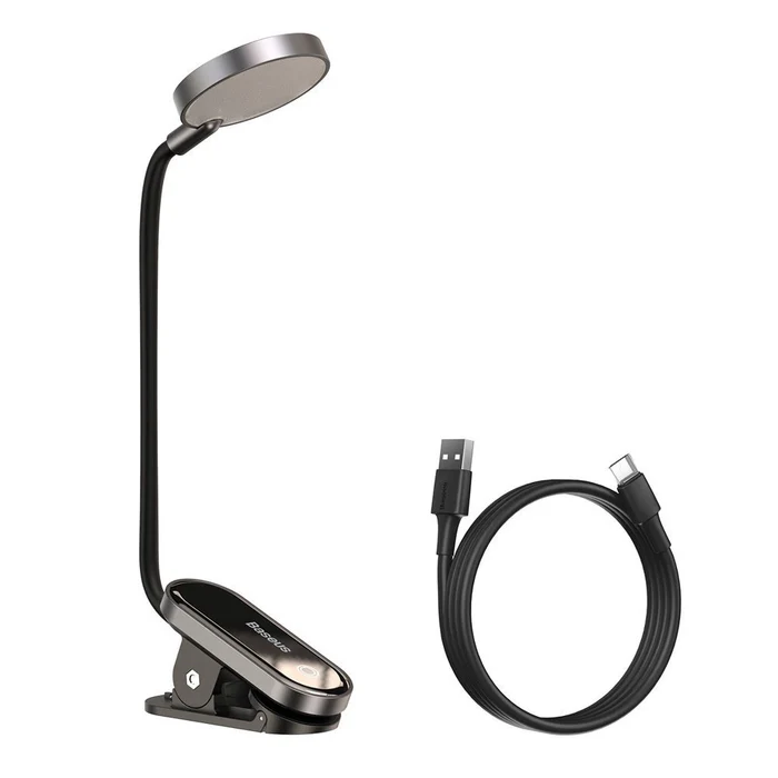 eng_pl_Baseus-mini-lamp-LED-lamp-with-clip-gray-DGRAD-0G-60868_1 Baseus Comfort Reading Mini Clip Lamp - Image 1