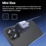 UGREEN 90902 NEXODE USB-C 20W GAN Fast Charger (Gray) US Plug - Image 6