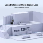 UGREEN 15117 RJ45 Ethernet Coupler for Cat8 Cat7 Cat6 Cat5 Cable (Gray) - Image 6