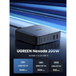 UGREEN 40913 Nexode 200W USB C GaN Charger 6-Ports Desktop Charger - Image 2
