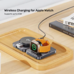 UNITEK Qi2 Foldable 3-in-1 Charging Station 15W MagSafe Wireless Charger - Image 3
