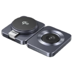 UNITEK Qi2 Foldable 3-in-1 Charging Station 15W MagSafe Wireless Charger - Image 12
