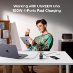 UGREEN 45514 Uno 100W 4-Port Robot GaN Fast Charger for iPhone 17/16, Galaxy S25/S24 - Image 7