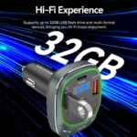 VENTION FFLB0 Bluetooth FM Transmitter 30W PD Fast Charging for Car - Image 7