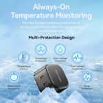 VENTION FESB0-UK 45W GaN Charger 2-Port USB-C PD 3.0 Fast Charger for iPhone 17/16/15/14 - Image 8