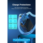 VENTION 20W USB-C & USB-A Fast Charger PD 20W & QC 18W (Black) US Plug - Image 9