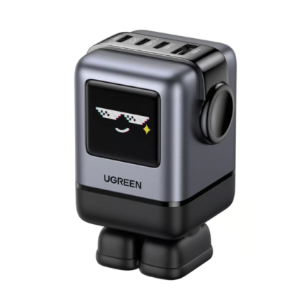UGREEN 45514 Uno 100W 4-Port Robot GaN Fast Charger for iPhone 17/16, Galaxy S25/S24