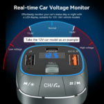 VENTION FFLB0 Bluetooth FM Transmitter 30W PD Fast Charging for Car - Image 9