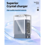 Acefast A47 65W GaN3 Fast Charger 3-Port Transparent Design AI Temp Control - Image 5