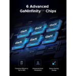 UGREEN Nexode 500W GaN Charging Station 6-Port (5x USB-C + 1x USB-A) with 240W PD 3.1, Smart Temp Control for MacBook Pro - Image 6