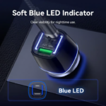 VENTION FFRB0 Car Charger 48W PD Fast Charging & QC3.0 Dual Port 6-Layer Safety Protection - Image 10