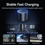 VENTION 165W Max 3-Port Car Charger (100W +65W +30W) PD 3.0 Fast Charging for MacBook Pro/iPad/iPhone 16/15 - Image 10