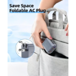 Acefast A47 65W GaN3 Fast Charger 3-Port Transparent Design AI Temp Control - Image 7