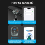 VENTION FFLB0 Bluetooth FM Transmitter 30W PD Fast Charging for Car - Image 12