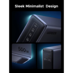 UGREEN Nexode 500W GaN Charging Station 6-Port (5x USB-C + 1x USB-A) with 240W PD 3.1, Smart Temp Control for MacBook Pro - Image 9