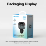 VENTION FFLB0 Bluetooth FM Transmitter 30W PD Fast Charging for Car - Image 14