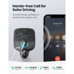 UGREEN 80910 Bluetooth FM Transmitter Car Adapter - Image 4