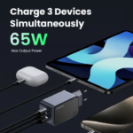UGREEN 35042 Nexode Air 65W 3-Port GaN PD Fast Charger (USB + 2x USB-C) - Image 5