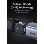 UGREEN 90666 Nexode 30W USB C Fast Charger with GaN Tech Compatible with iPhone 16 Plus Pro Max - Image 12