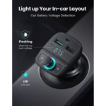 UGREEN 80910 Bluetooth FM Transmitter Car Adapter - Image 2