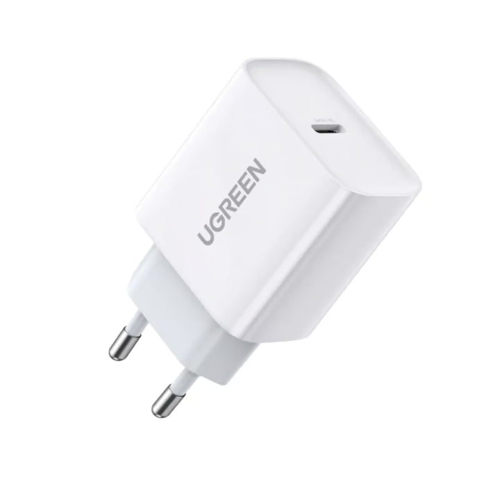 Untitled design UGREEN 60450 20W USB C Charger PD 3.0 Fast Charger (White) EU Plug