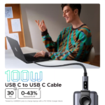 UGREEN 35501 Uno 100W USB C to USB C Fast Charging 5A (1 Meter) for iPhone 16/15 Pro Max, Galaxy S24/S23 Ultra - Image 8