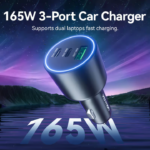 VENTION 165W Max 3-Port Car Charger (100W +65W +30W) PD 3.0 Fast Charging for MacBook Pro/iPad/iPhone 16/15 - Image 2
