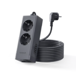 TESSAN 6-in-1 Surge Protected Power Strip with 2 AC Outlets & 4 USB Ports (2xUSB-C 30W + 2xUSB-A 30W) 2 Meter Extended Cable - Image 2