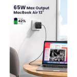 UGREEN 70866 PD 66W GAN Fast Charger 2XC – Dual USB-C Ports for Rapid Charging - Image 2