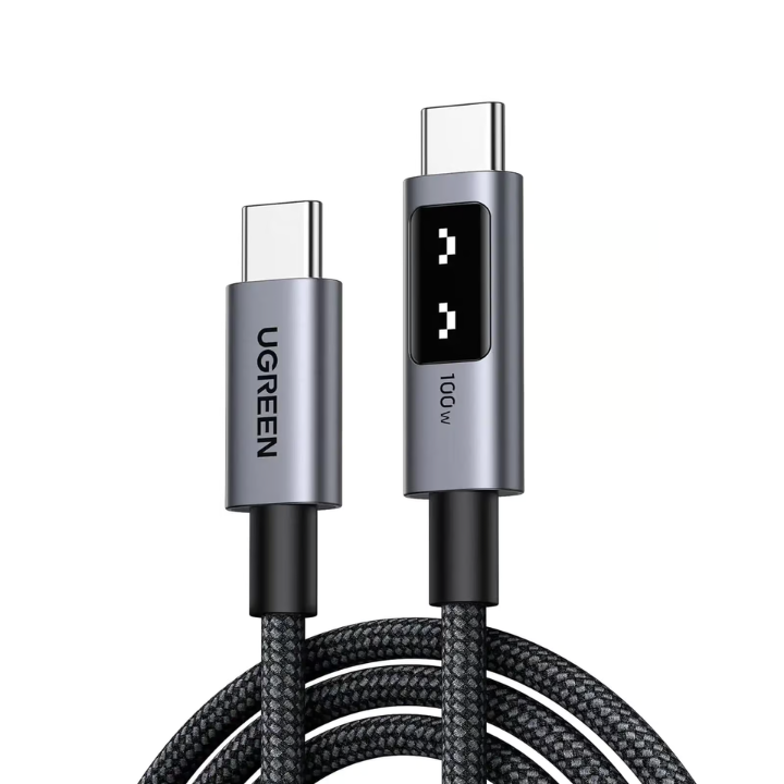 Untitled design UGREEN 35501 Uno 100W USB C to USB C Fast Charging 5A (1 Meter) for iPhone 16/15 Pro Max, Galaxy S24/S23 Ultra