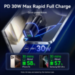 VENTION FFRB0 Car Charger 48W PD Fast Charging & QC3.0 Dual Port 6-Layer Safety Protection - Image 3