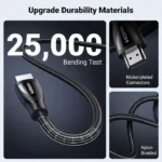 UGREEN 80401 8K HDMI to HDMI Braided Cable (1 Meter) - Image 4