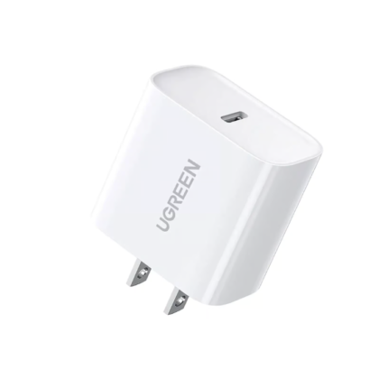 UGREEN 60449 20W USB C Charger PD 3.0 Fast Charger (White) US Plug