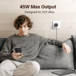 UGREEN 90573 NEXODE Dual USB-C 45W GAN Fast Charger (Gray) Compatible for iPhone 17/16/15 - Image 4