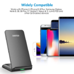 CHOETECH T524S 10W7.5W Fast Wireless Charging Stand with Phone Stand Function – Compatible with Samsung Galaxy and iPhone - Image 4