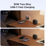 UGREEN 35603 Uno 30W PD Fast Charging 10,000mAh Power Bank Built-in Cable with TFT Display - Image 4