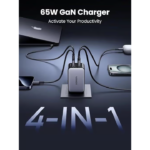 UGREEN 35963 Nexode 65W GaN Charger 4-Port USB C Fast Charger (2×USB-C + 2×USB-A) Foldable Plug - Image 4