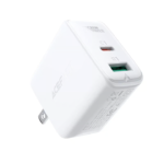 Acefast A7 PD 32W Wall Charger USB-C 20W PD (White) US Plug for iPhone, Samsung
