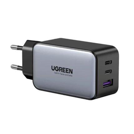 UGREEN 10335 Nexode 65W GaN USB C Wall Charger (EU Plug) for iPhone 17/16/15, Galaxy S25/S24