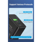 VENTION 20W USB-C & USB-A Fast Charger PD 20W & QC 18W (Black) US Plug - Image 7