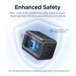 UGREEN 55533 20W GaN Fast Charger Dual Port USB-C & USB-A PD 3.0 QC 3.0 for iPhone 16/15 Pro Max - Image 6