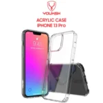 YOUKSH   Apple   iPhone   13   Pro   Acrylic   Cover   -   iPhone   13   Pro   Clear   Anti-Yellow   Back   Case   -   iPhone   13   Pro   Shock   Proof   With   Built-In   Air   Bag.