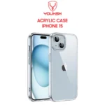 YOUKSH   Apple   iPhone   15   (6.1)   Acrylic   Cover   -   iPhone   15   (6.1)   Clear   Anti-Yellow   Back   Case   -   iPhone   15   (6.1)   Shock   Proof   With   Built-In   Air   Bag. - Image 2