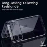 YOUKSH   Ultra   Thin   Transparent   Case   For   iPhone   17   Pro   Max,   Medium   Firmness   Silicone   Cover   For   iPhone   17   Pro   Max - Image 2