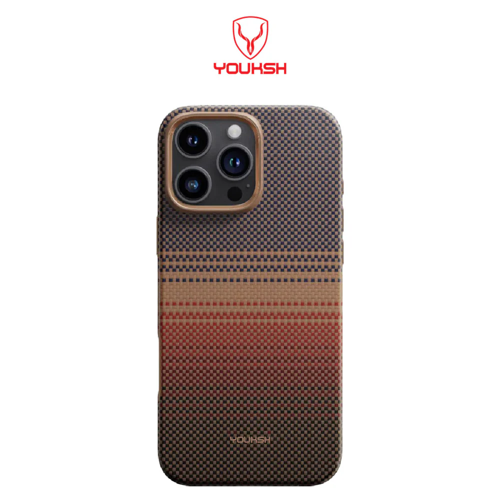 Miltary-grade Apple iPhone Carbon Military Grade Sunset Case For iPhone 16 Pro Max - Image 1