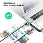 UGREEN 60148 Micro USB Nylon Braided Cord (2 Meter) High Speed Android Charger Cable - Image 3