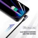 UGREEN 60521 USB A to Lightning MFi Certified (1 Meter) 90° Angle Charging Cable - Image 3