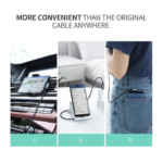 UGREEN 50941 USB-A 2.0 TO TYPE-C ANGLED CABLE 1M - Image 3