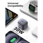 UGREEN 90878 30W USB-C Charger Nexode (UK Plug) Foldable PD 3.0 Fast Charging for iPhone 16/15/14/13 - Image 4